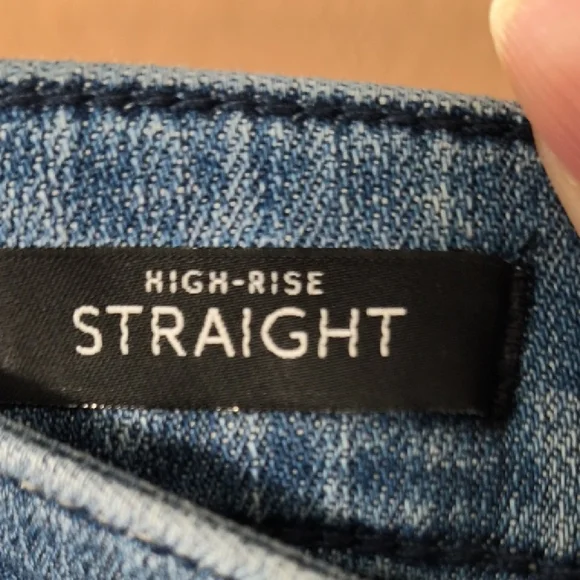 White House Black Market Blue Distressed Ankle Jeans - Picture 3 of 9